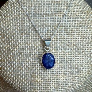 Sold on Live - Blue Sapphire Pendant Necklace | 925 Sterling Silver ✨💙